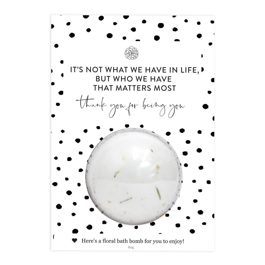 'Being You' Bath Bomb Gift Card, Card-[ Projectgenz][Daretodreamshop]