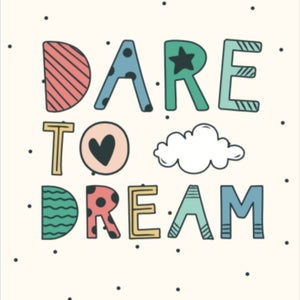 Dare to Dream kids wall print, Wall art-[ Projectgenz][Daretodreamshop]