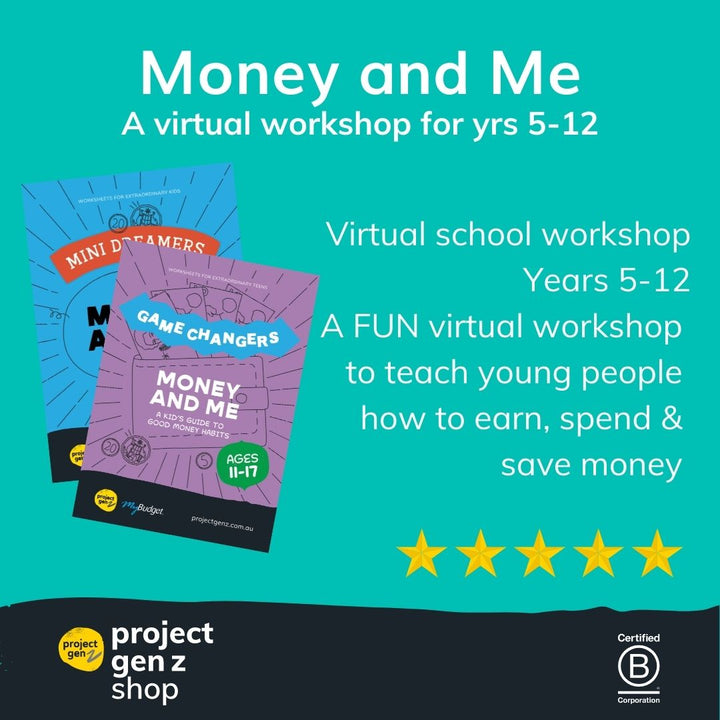 Virtual Money and Me Yrs 5-12 - Project Gen Z shop