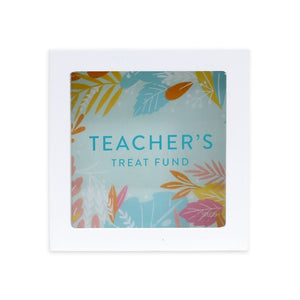 'Teacher's Treat Fund' mini money box, Gift-[ Projectgenz][Daretodreamshop]
