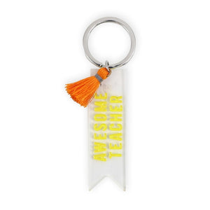 Awesome Teacher Keychain, Gift-[ Projectgenz][Daretodreamshop]