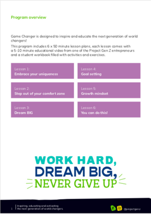 Dream big & succeed educator bundle - Game changers, online program-[ Projectgenz][Daretodreamshop]