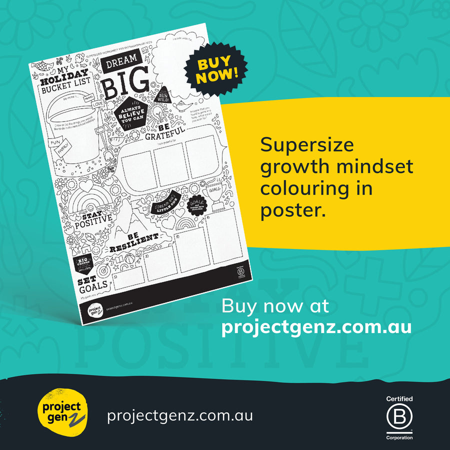 Supersize dreams, goals & passions poster for kids, online program-[ Projectgenz][Daretodreamshop]