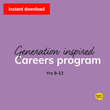 Load image into Gallery viewer, Generation Inspired Careers program, online program-[ Projectgenz][Daretodreamshop]
