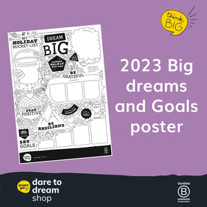 Supersize Goals & Dreams interactive poster - Project Gen Z shop